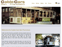 Tablet Screenshot of cablecarssanfrancisco.com